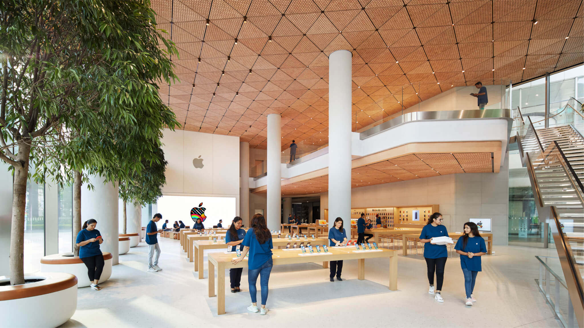 interior of an Apple store