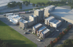 rendering of a police training facility