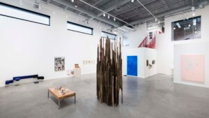 installation view of artwork on show