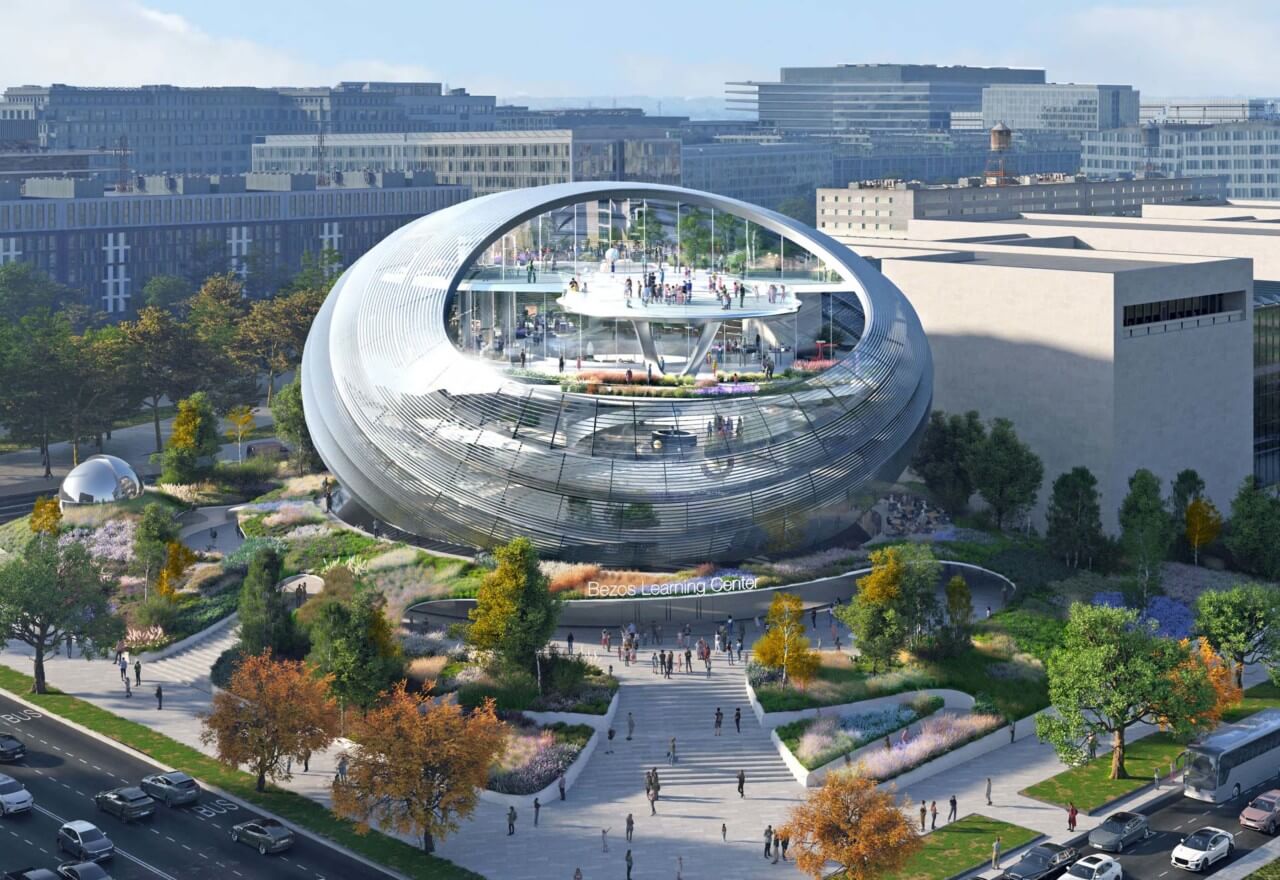 round-shaped proposal for bezos learning center