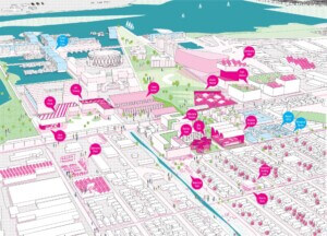 urban planning proposal sketch
