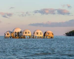 domes structures in water