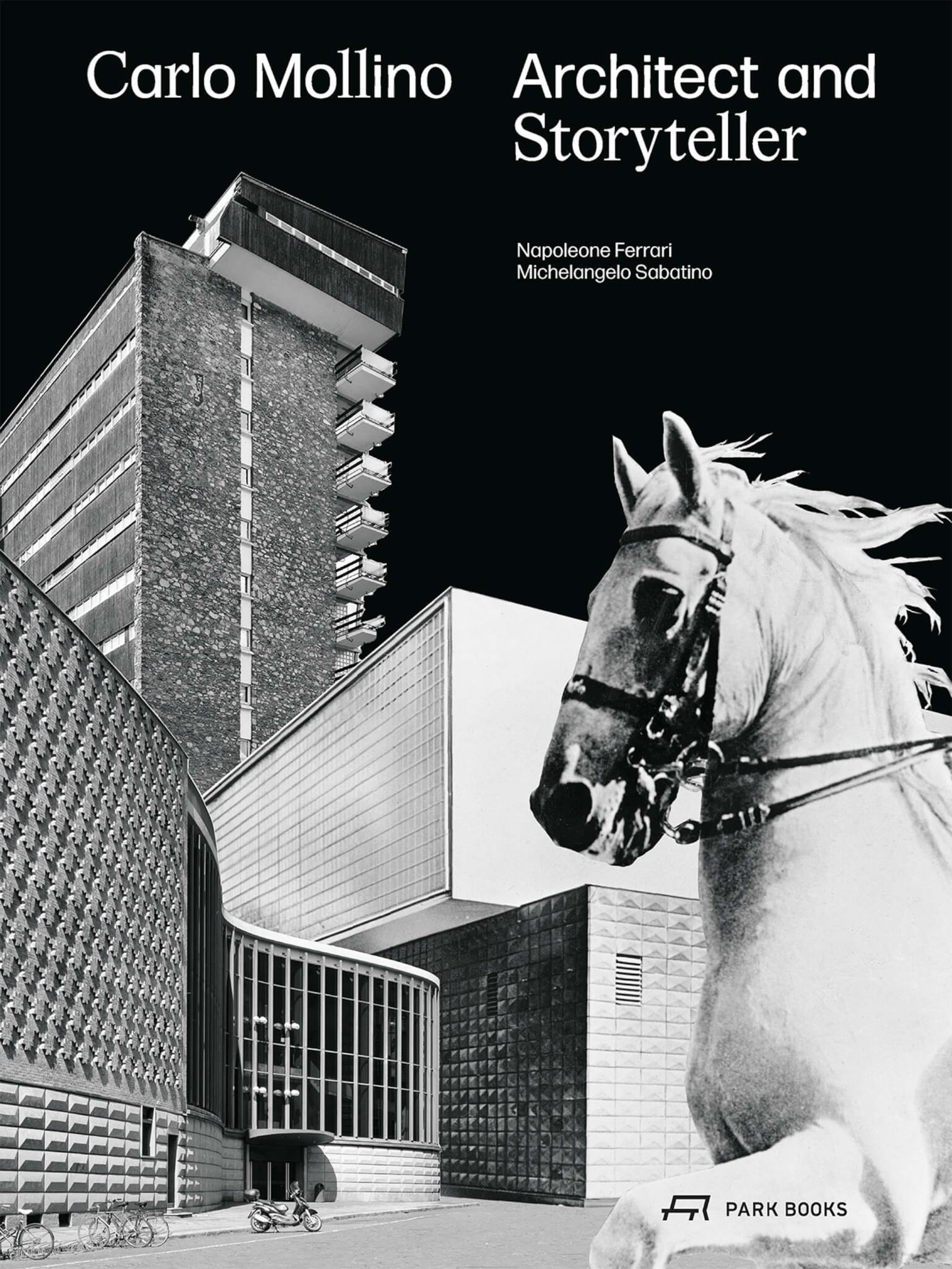 book cover with image of horse and building