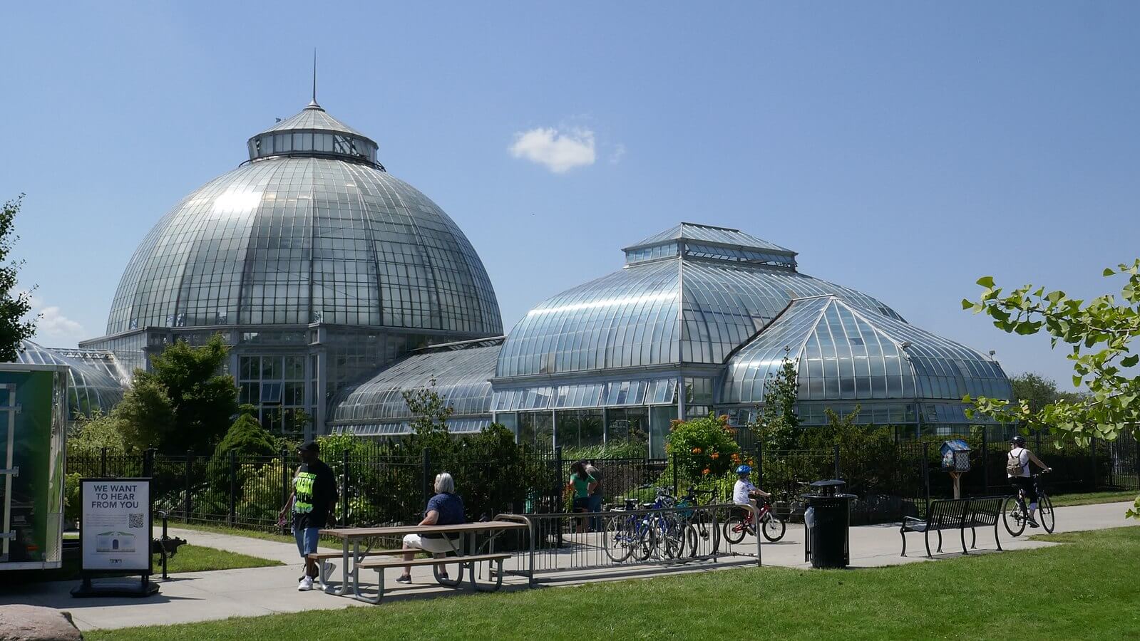 glass domed conservatory