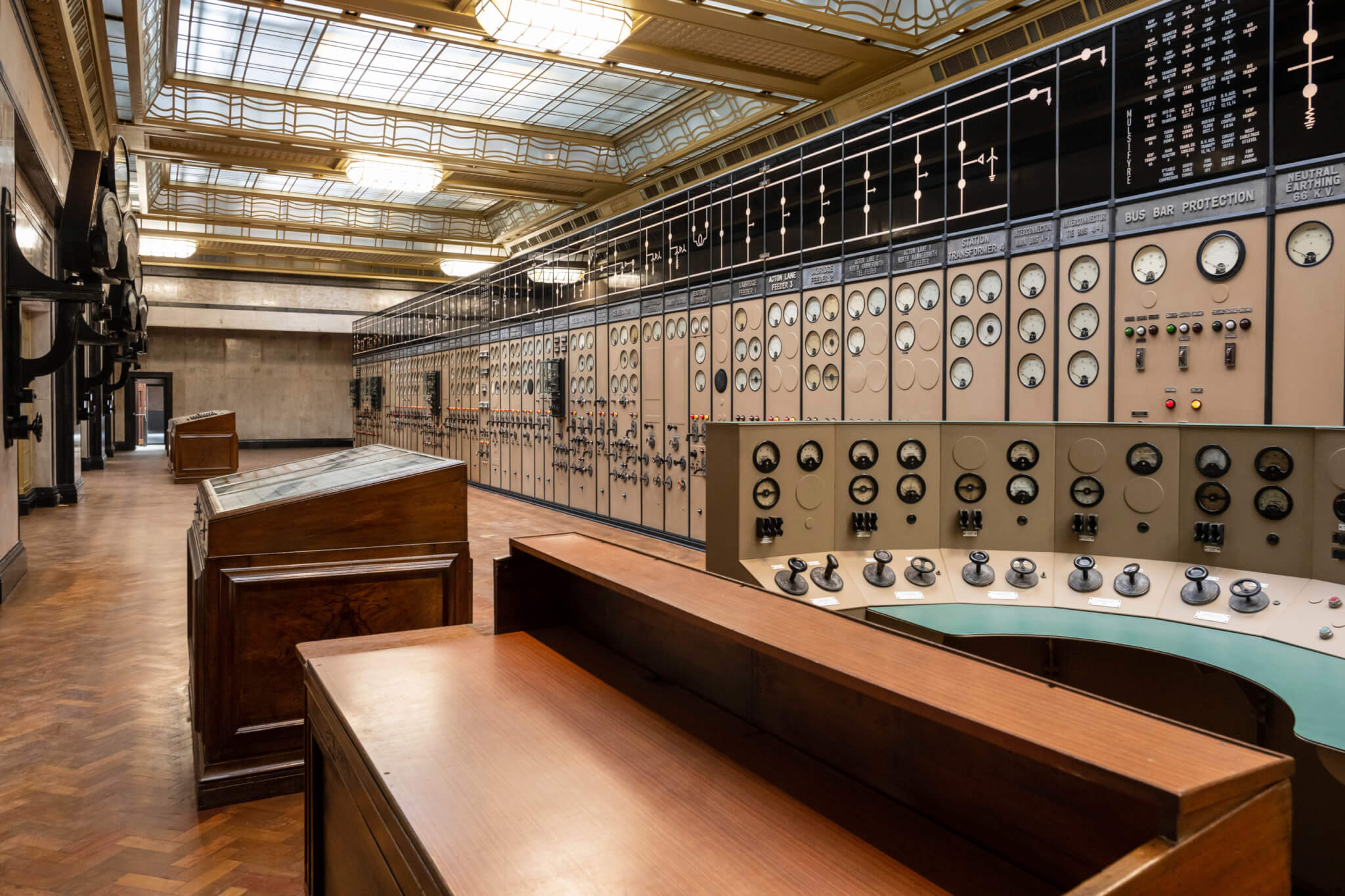 control room of battersea power station