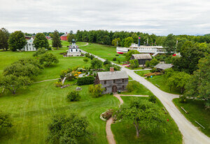 aerial view of the museum campus