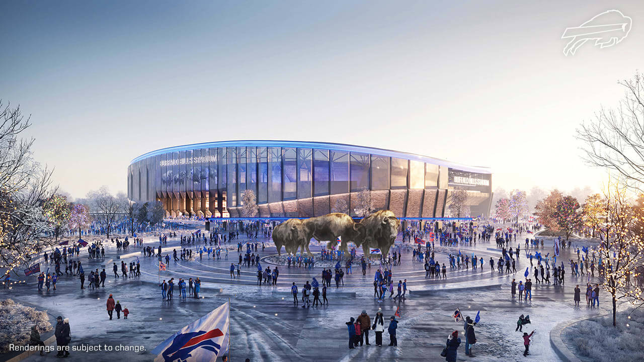 Buffalo Bills share renderings for new Populous-designed stadium
