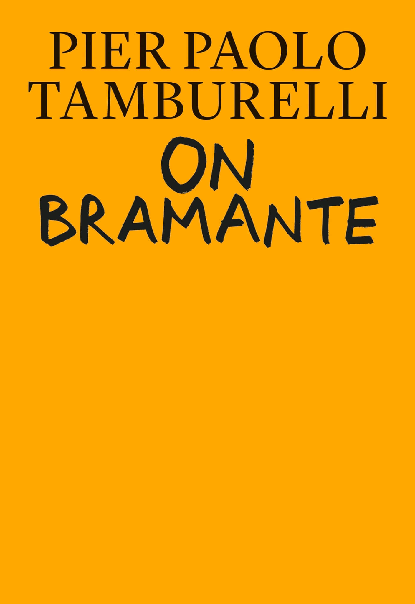 book cover for On Bramante