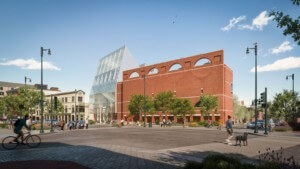rendering of museum glazed expansion