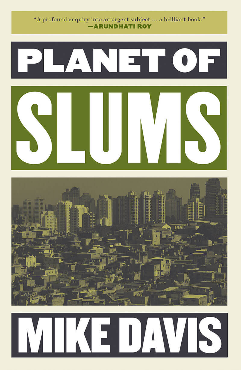 book cover of "Planet of Slums," published by Verso