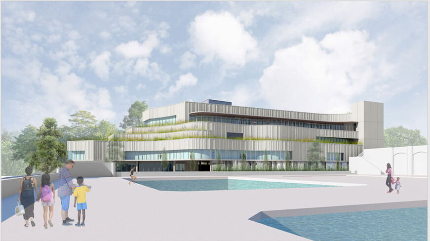Renderings revealed for ikon.5 architects’ Staten Island recreation center