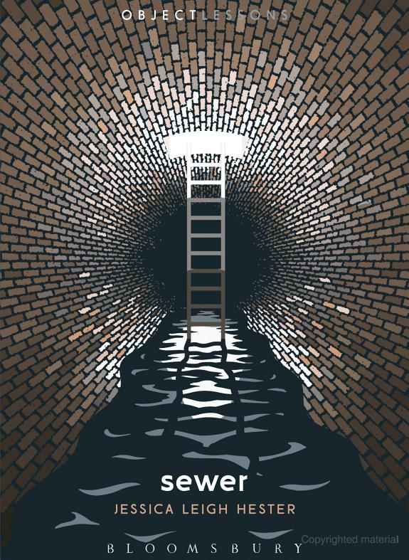 book cover with illustration of underground sewer