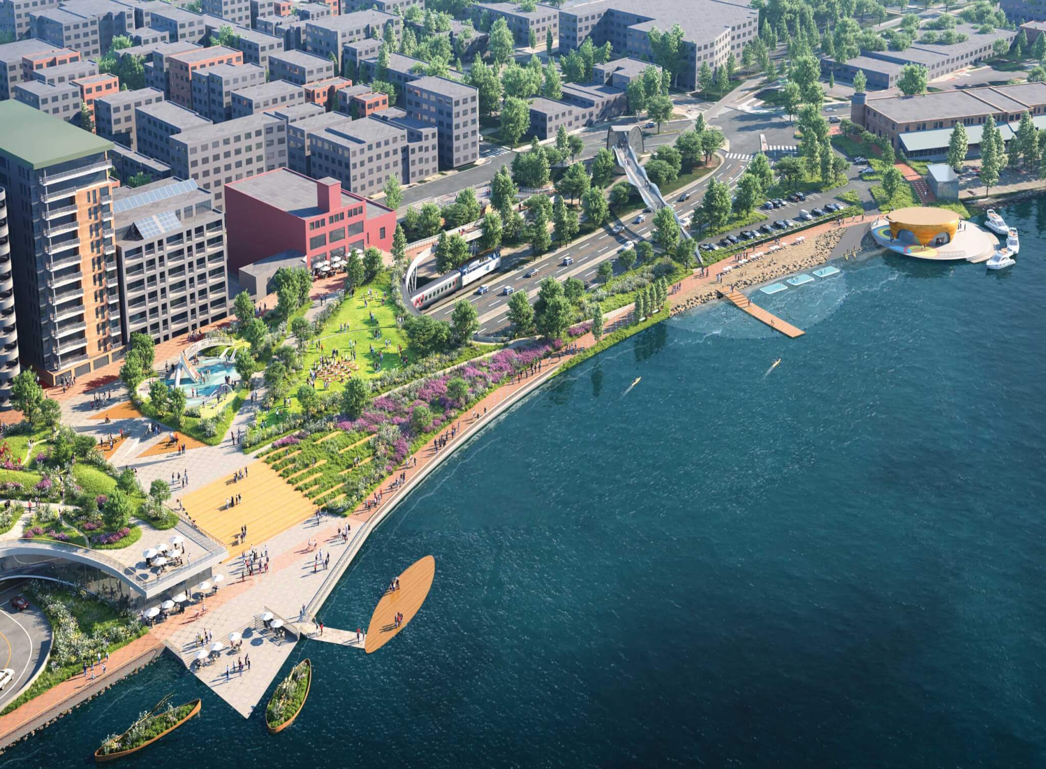Landscape firms unveil plans to reimagine Lake Monona waterfront