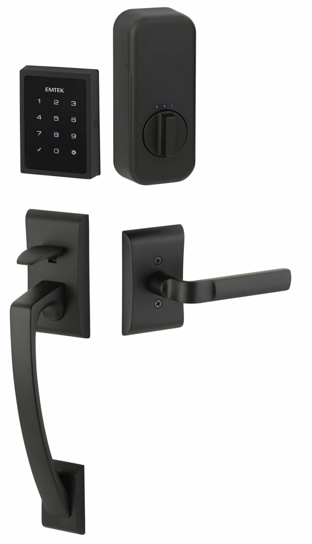 door handles and key pads
