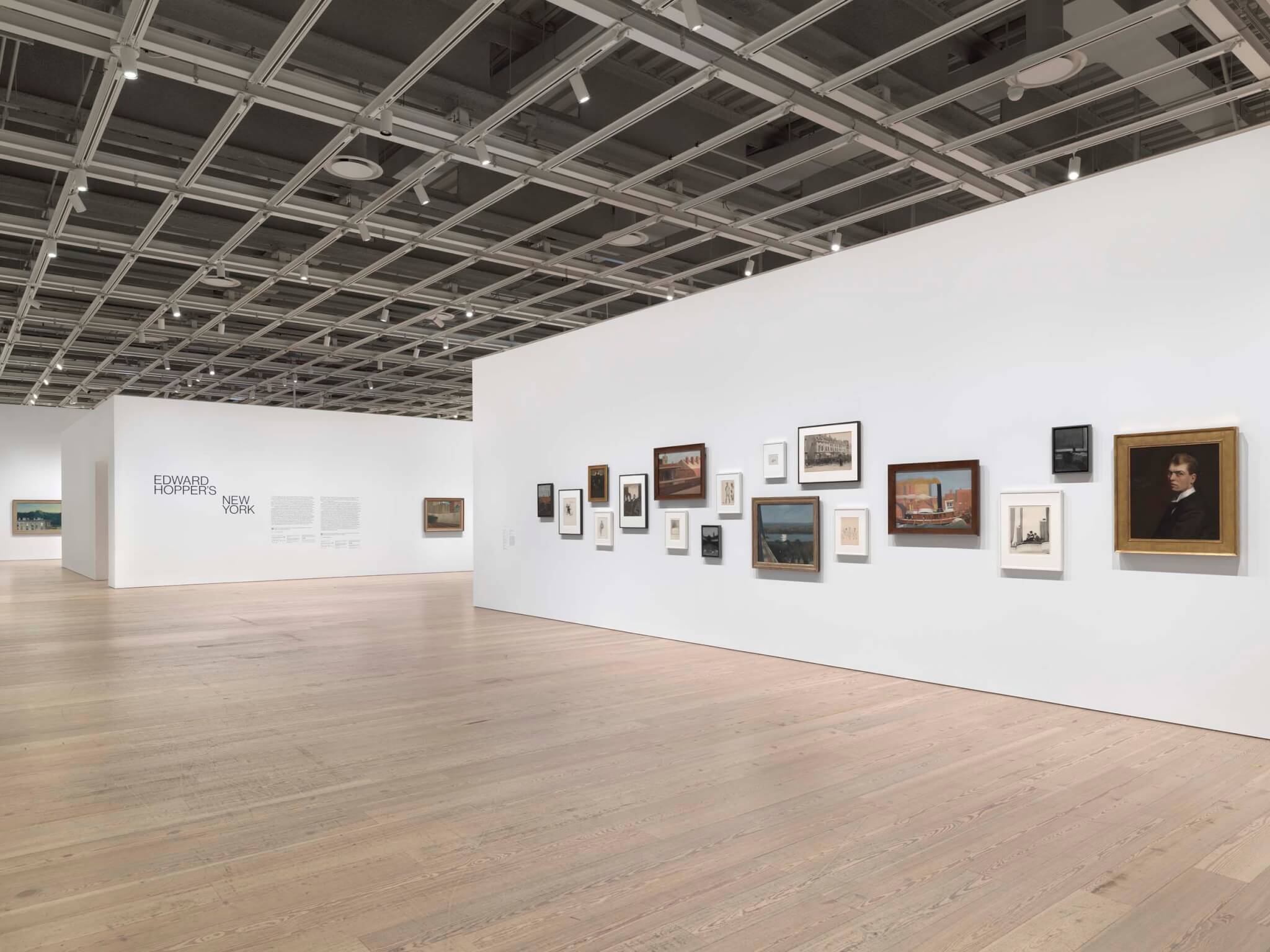 Edward Hopper’s New York installation view
