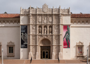 exterior of san diego museum of art