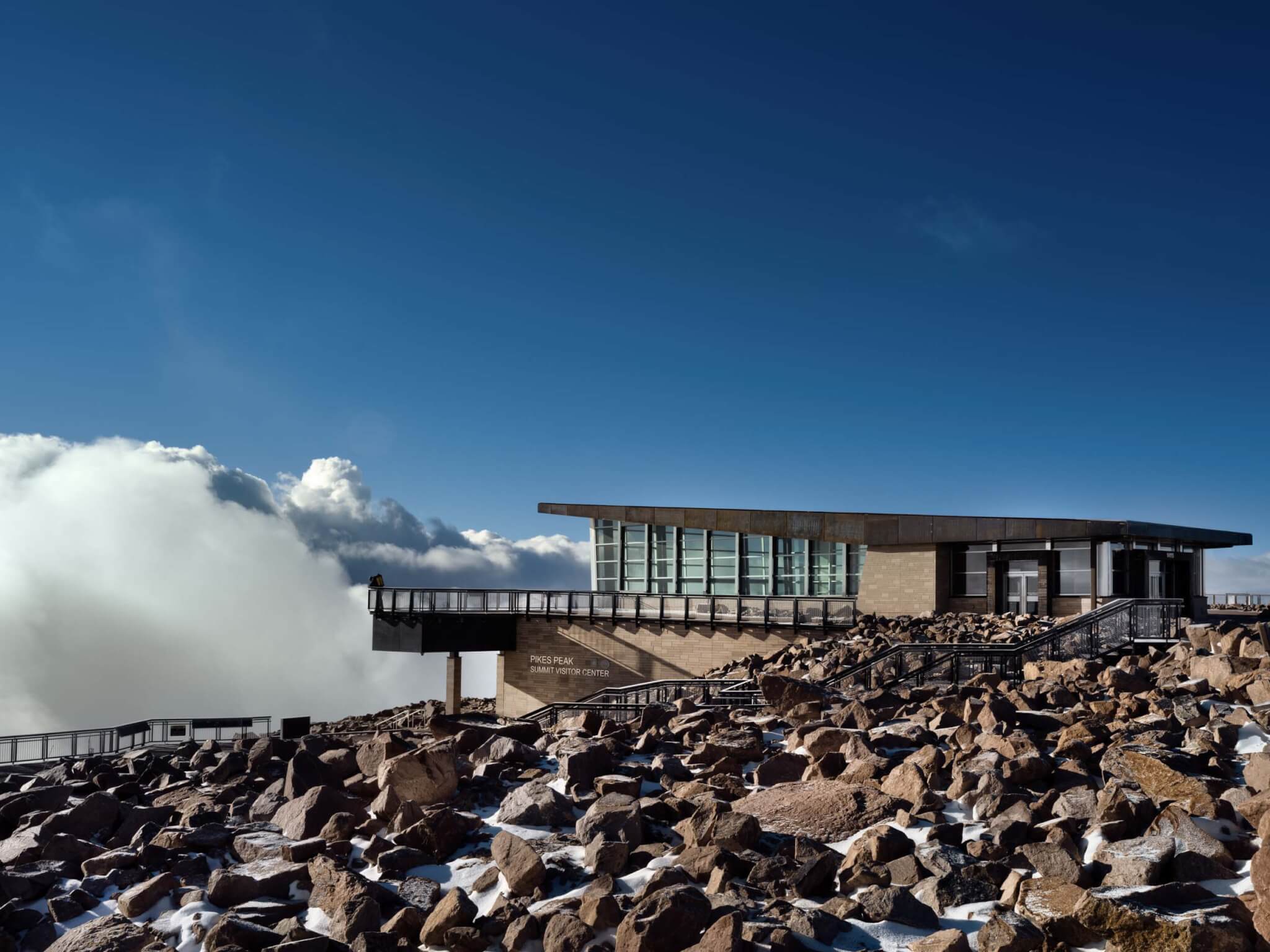 visitor center on mountain