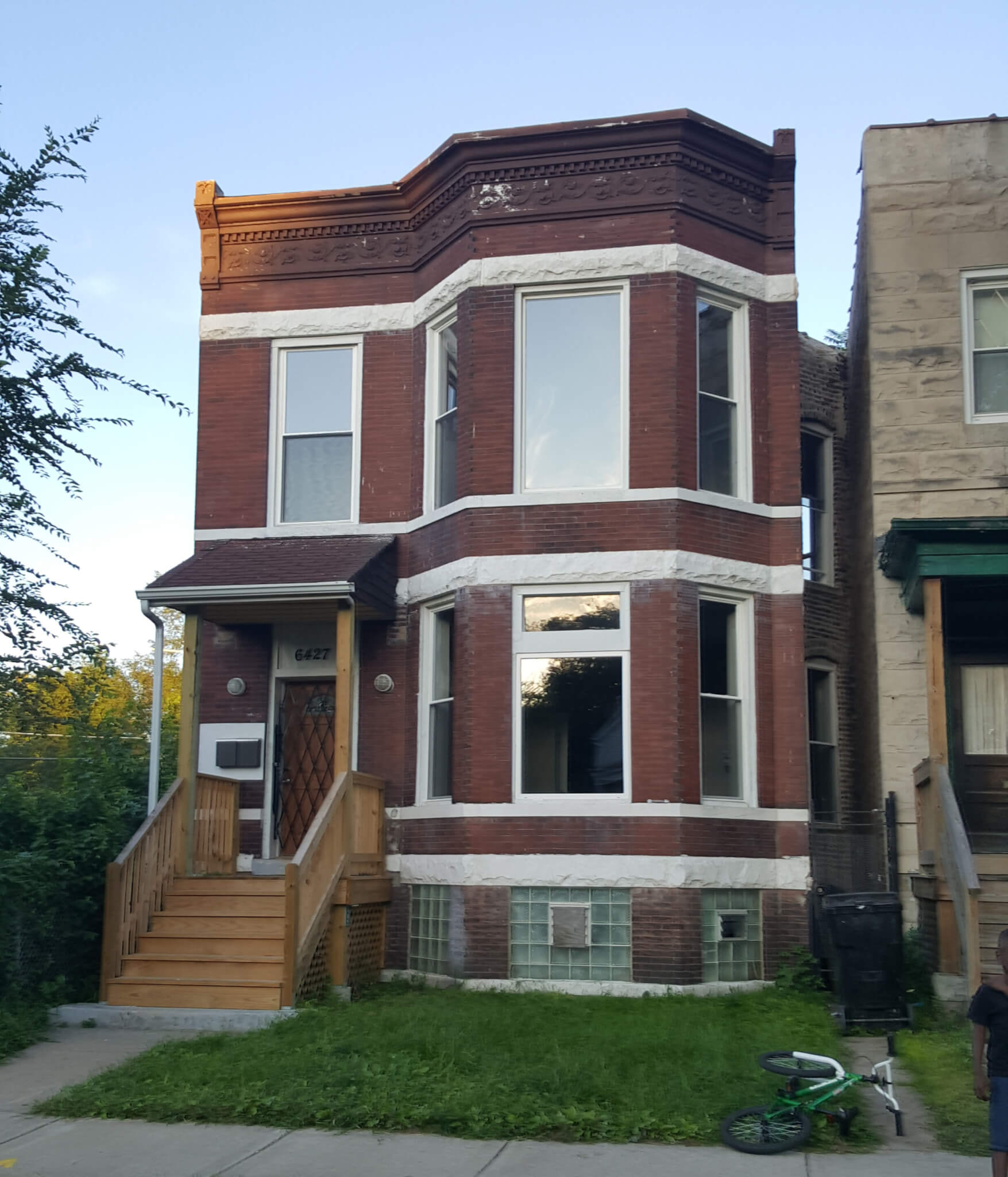 Exterior View of Emmett Till's house in South Side Chicago