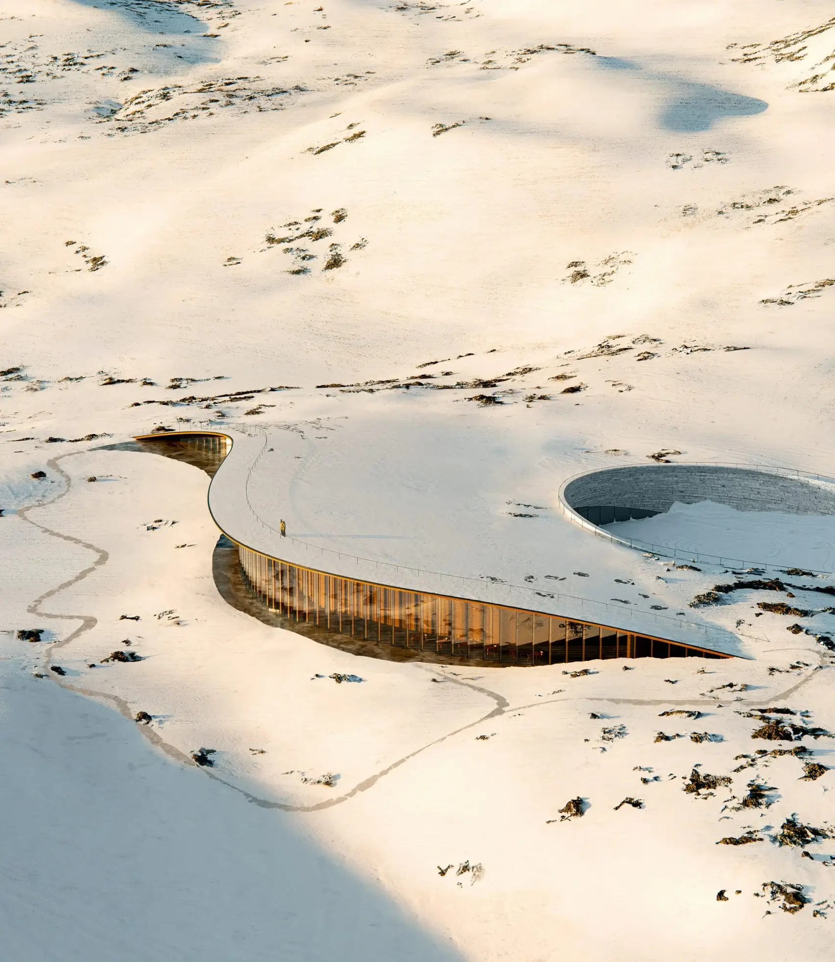 Aerial view of forthcoming Inuit Heritage Centre