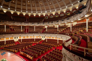 Interior of a carnegie music hall