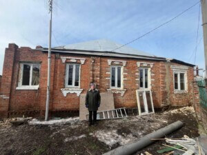 KHARPP repairs brick house in Ukraine