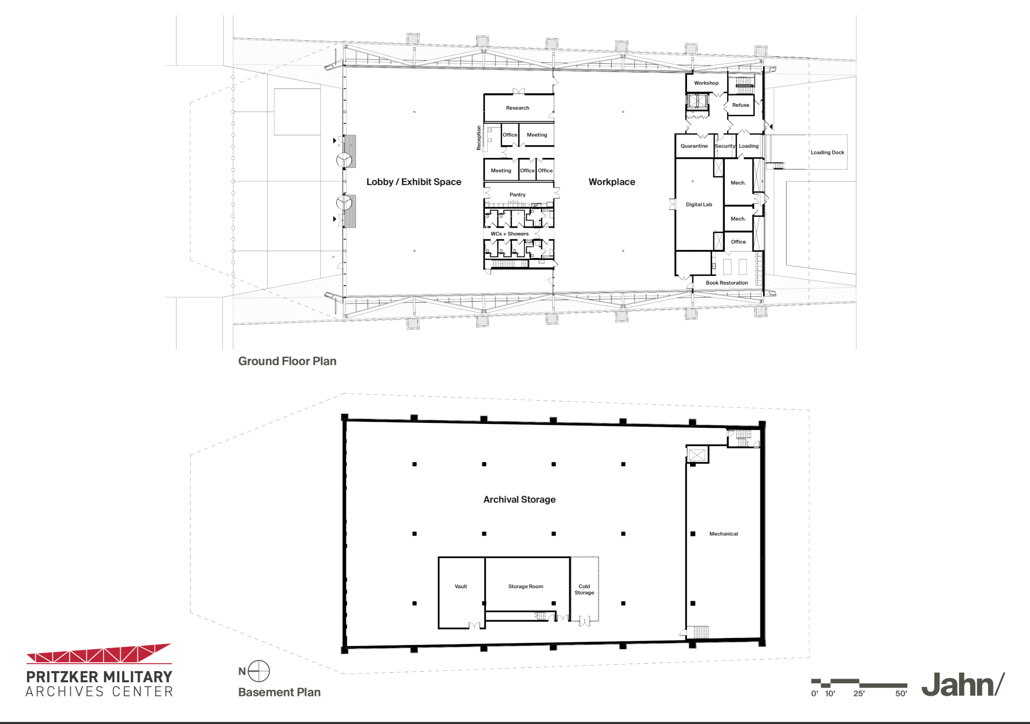 basement plan pritzker military center