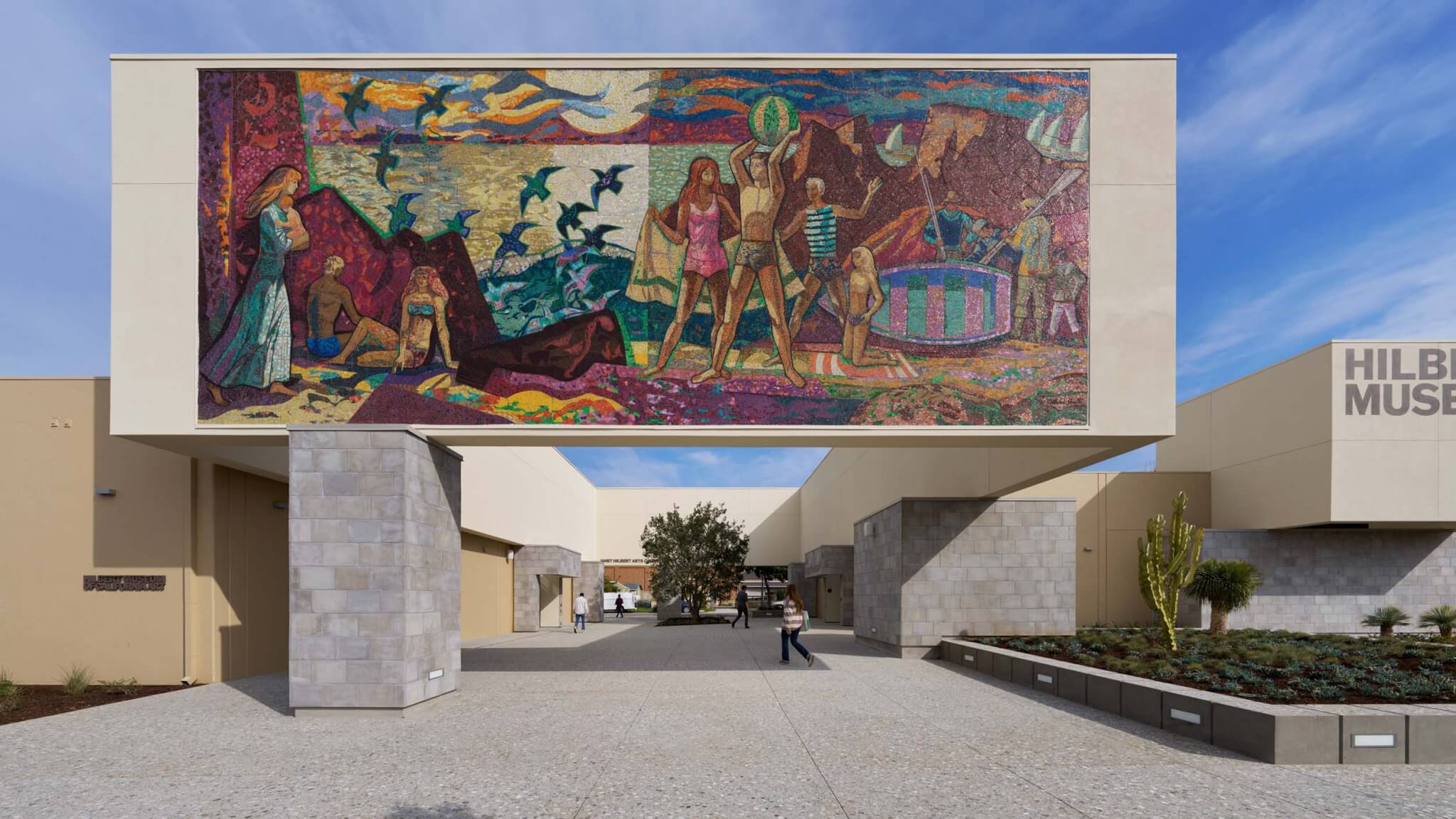 نقاشی دیواری در موزه هنر هیلبرت کالیفرنیا