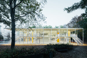 study pavilion at Technical University of Braunschweig