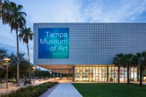 Tampa Museum of Art new glass podium