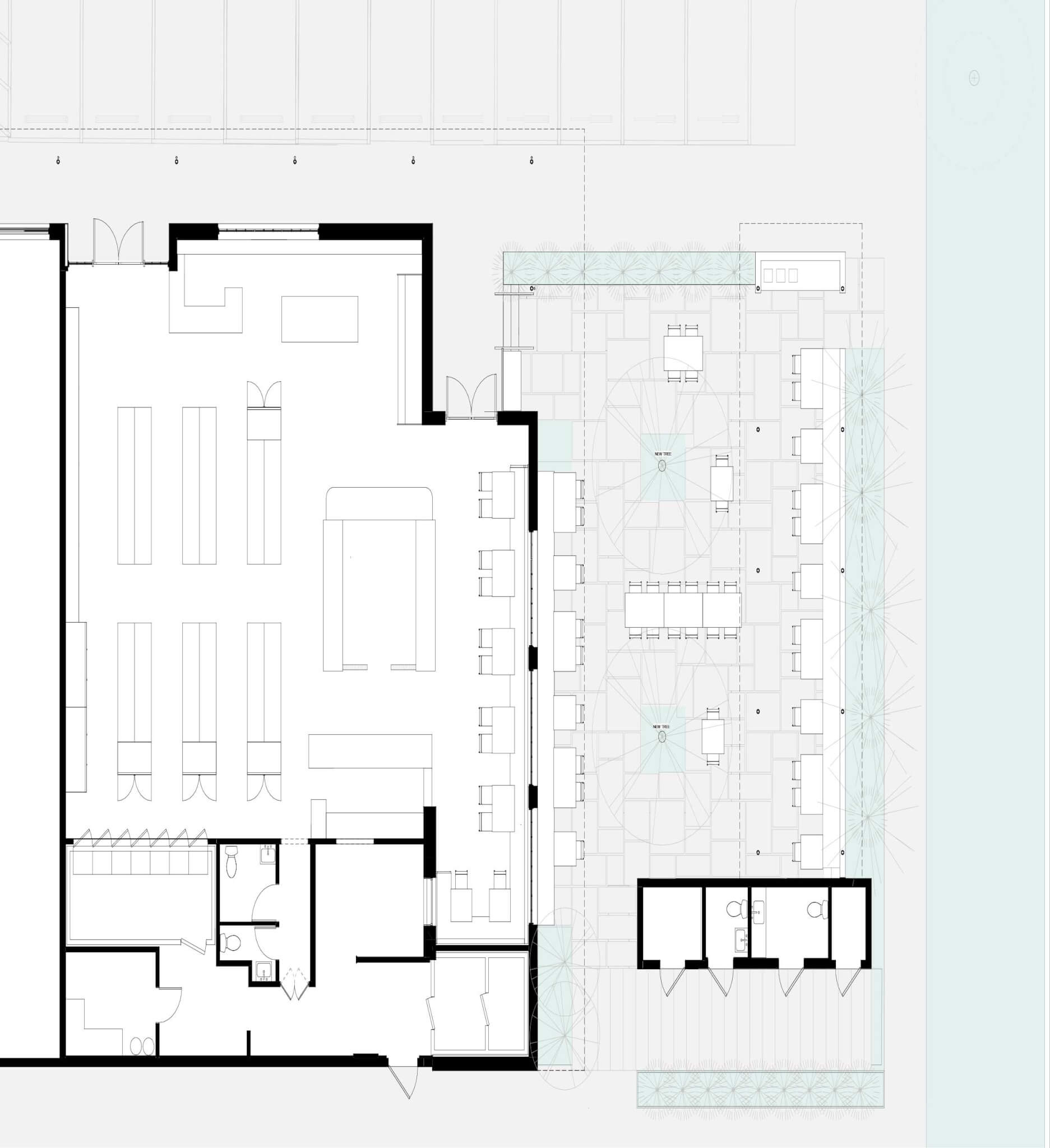 ground floor plan of Tiny Grocer