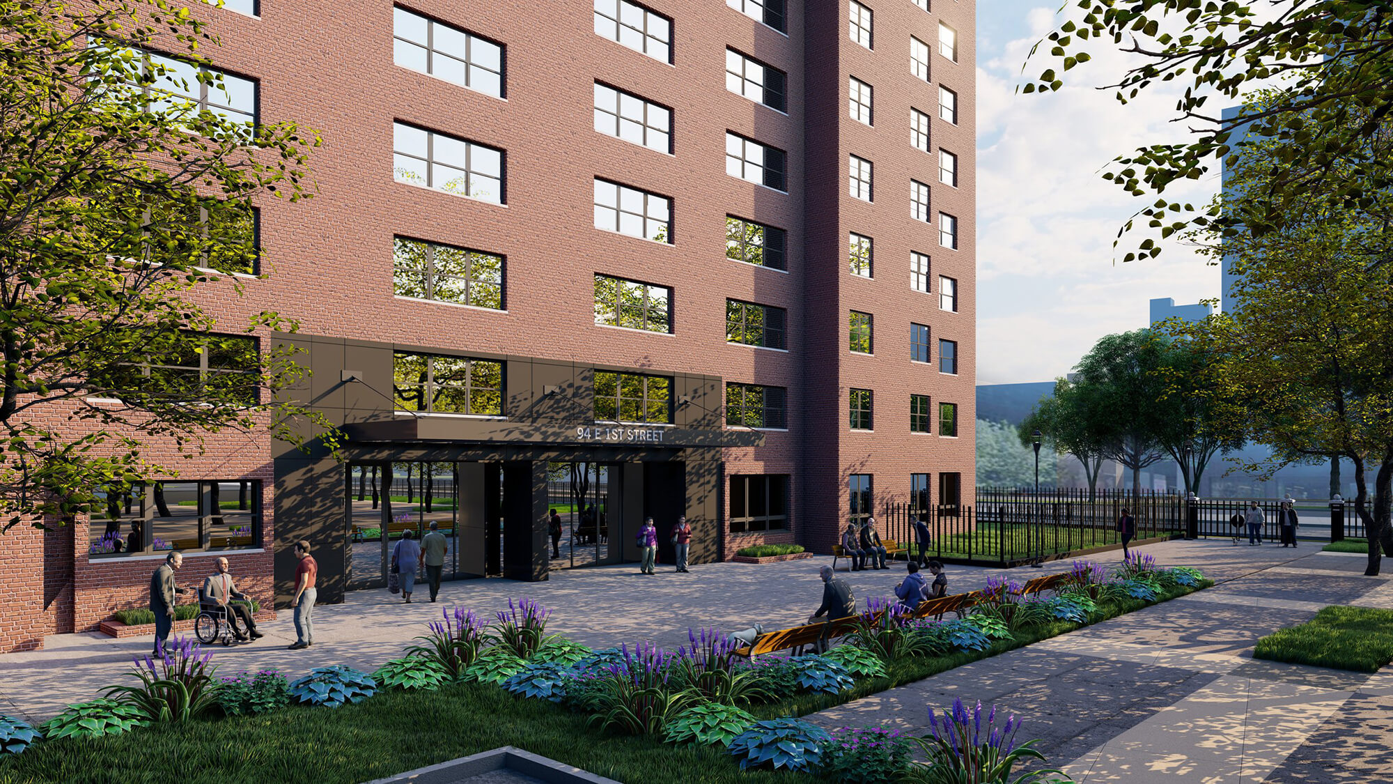 NYCHA Meltzer Tower renderings