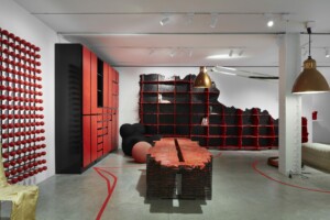 installation view of Gaetano Pesce at Friedman Benda