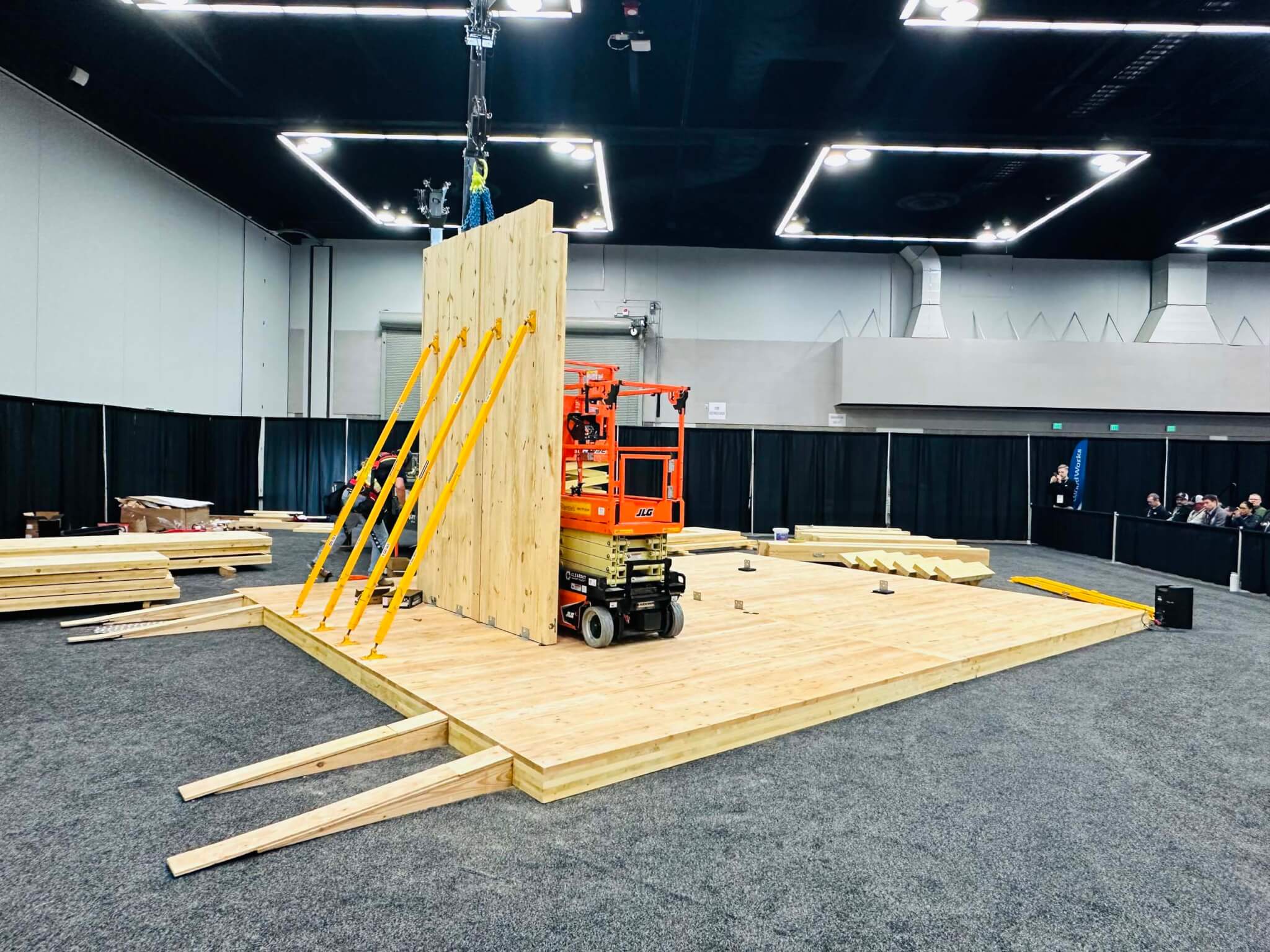 building model for International Mass Timber Conference 