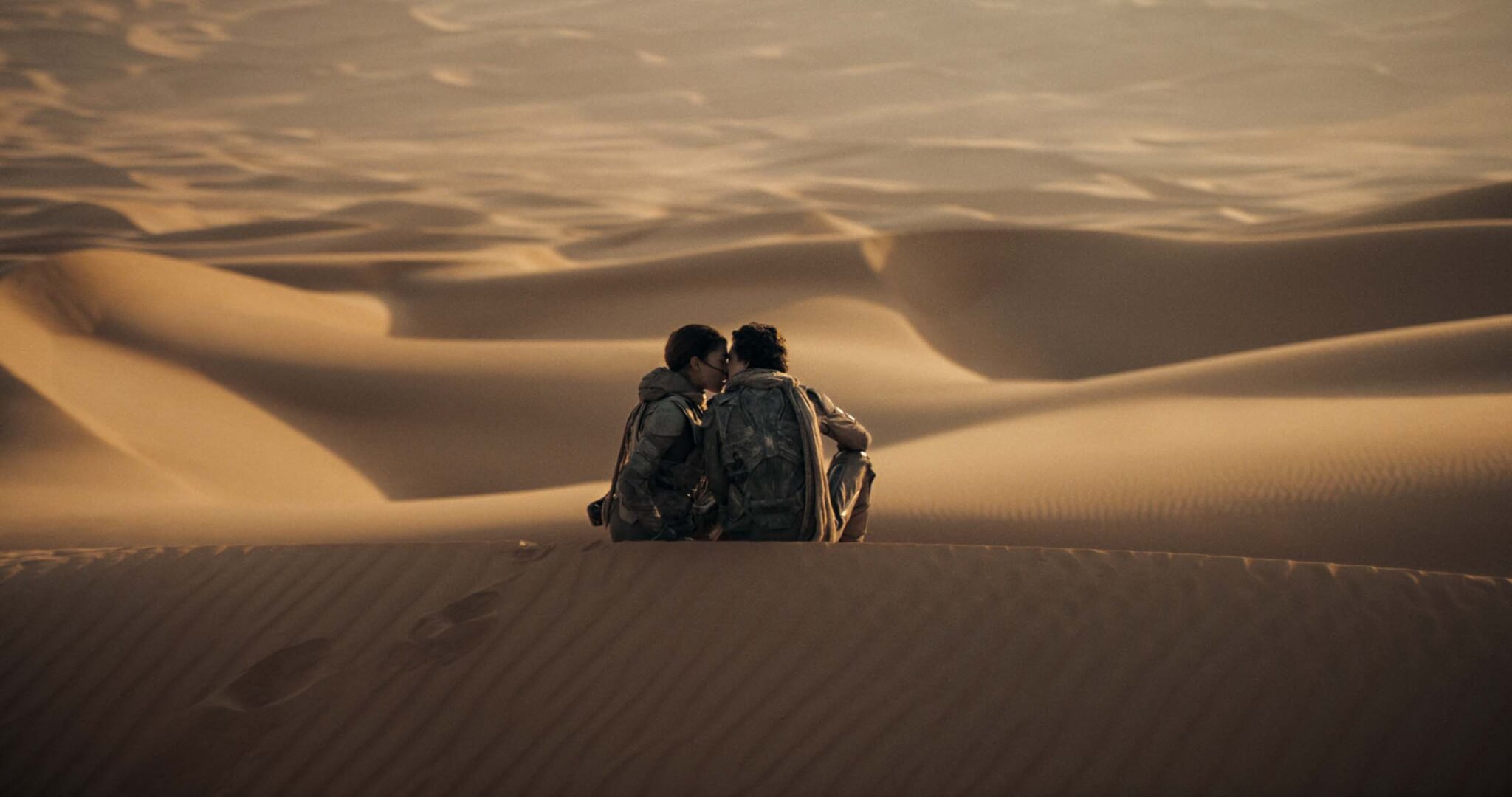 Chani and Paul Atreides in Dune: Part Two