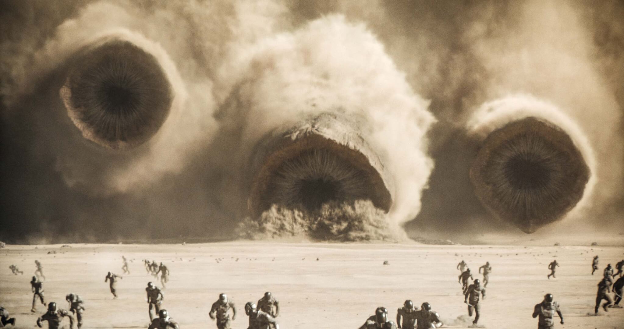 sand worms in Dune: Part Two