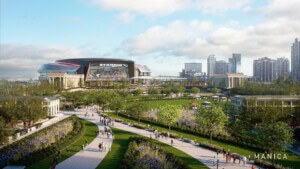 Manica and the Chicago Bears renderings