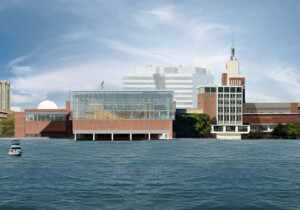 rendering of Boston’s Museum of Science renovation
