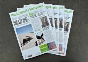 The May issue of The Architect’s Newspaper